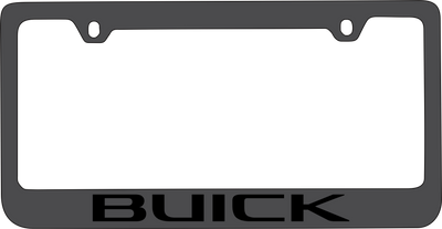 Buick Black License Plate Frame