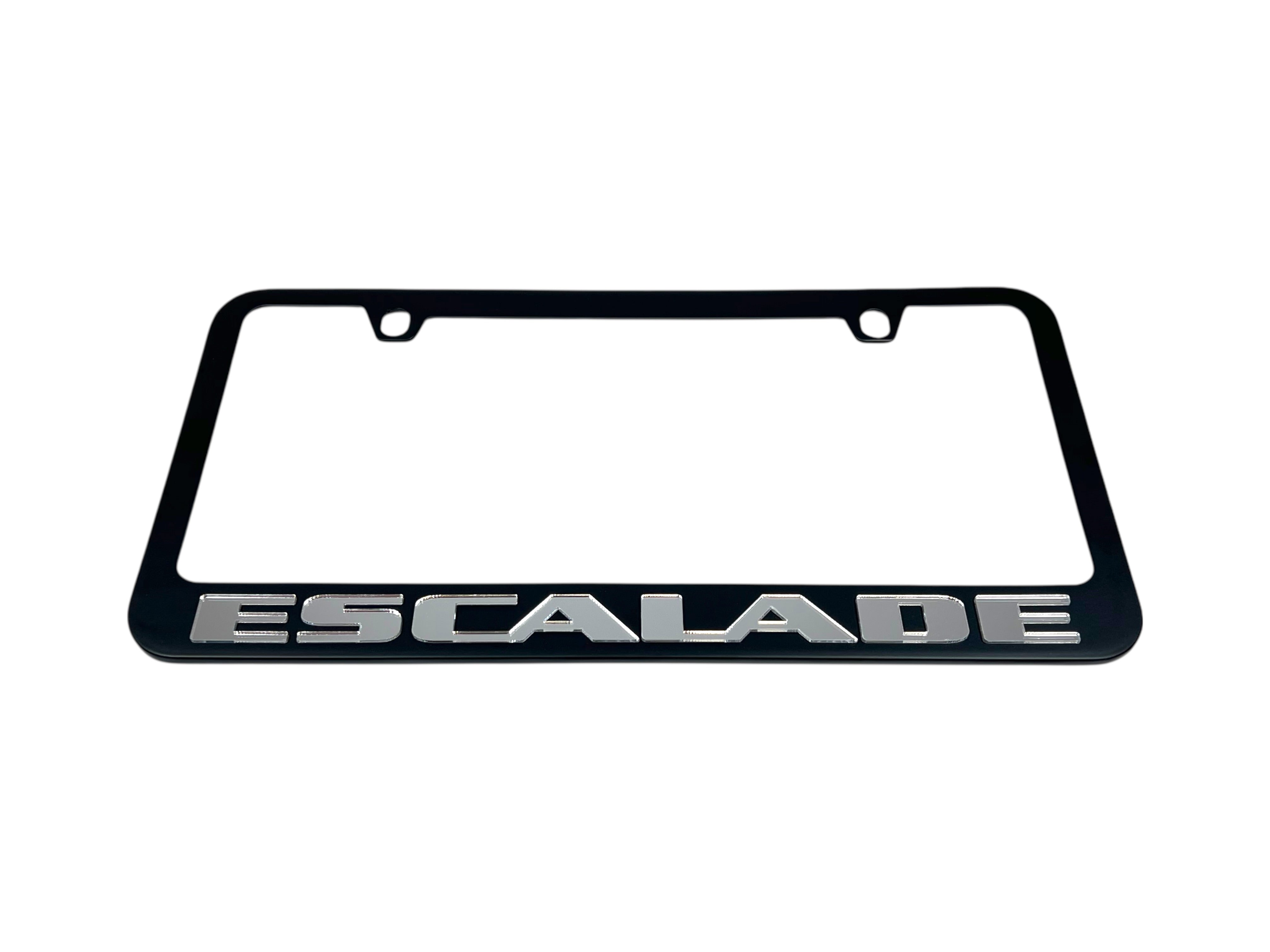 Cadillac Escalade Black License Plate Frame