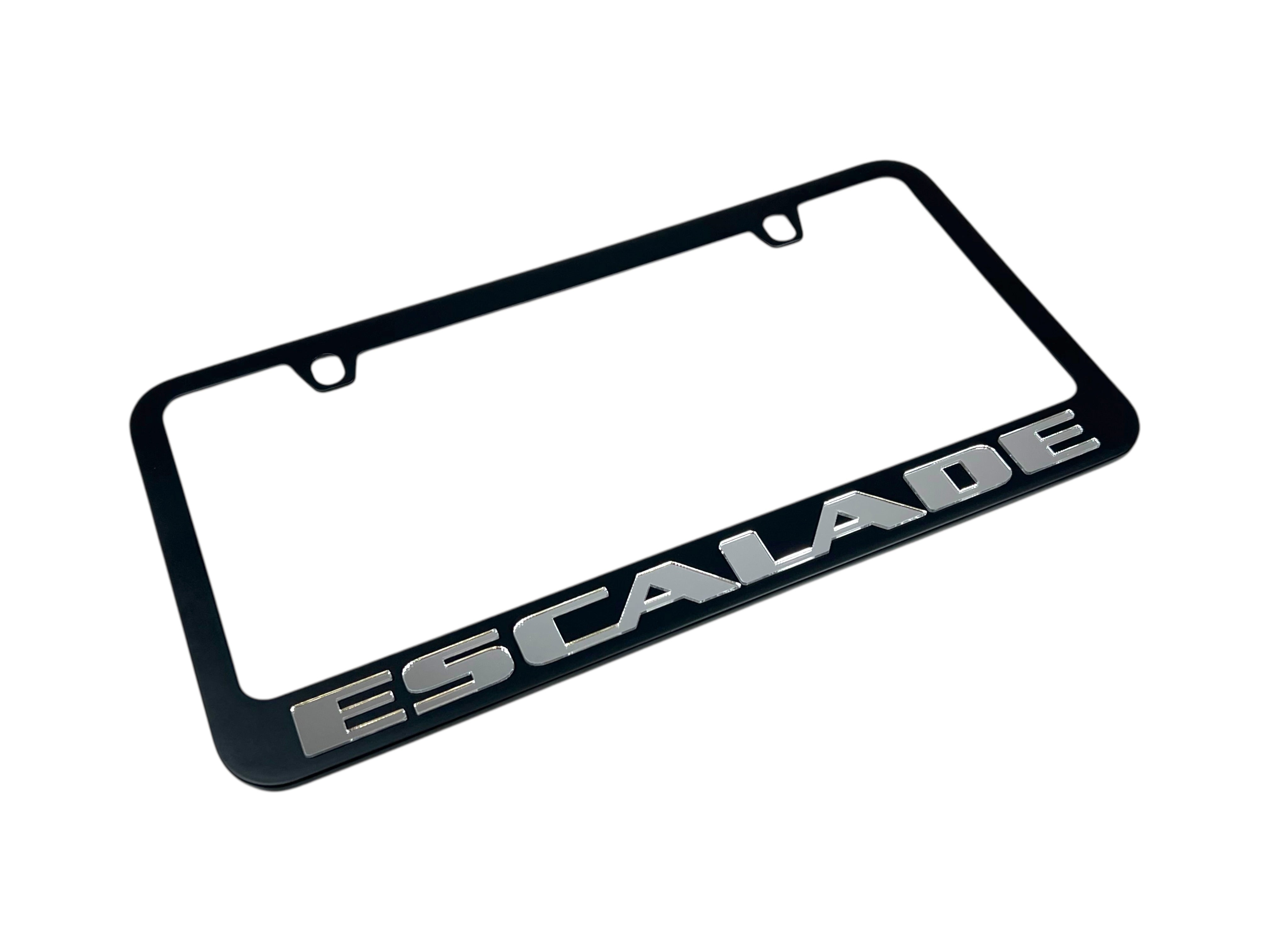 Cadillac Escalade Black License Plate Frame