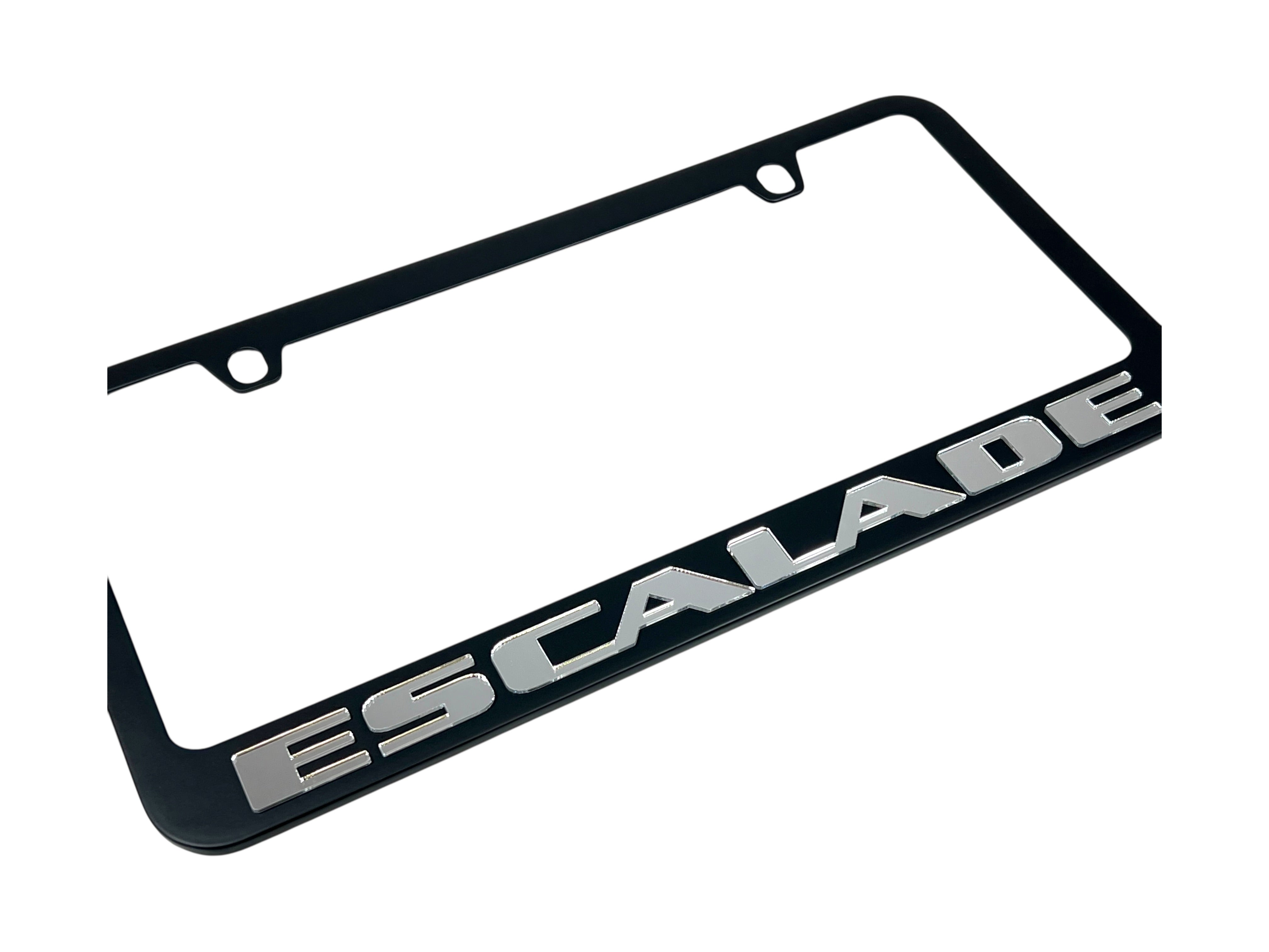 Cadillac Escalade Black License Plate Frame