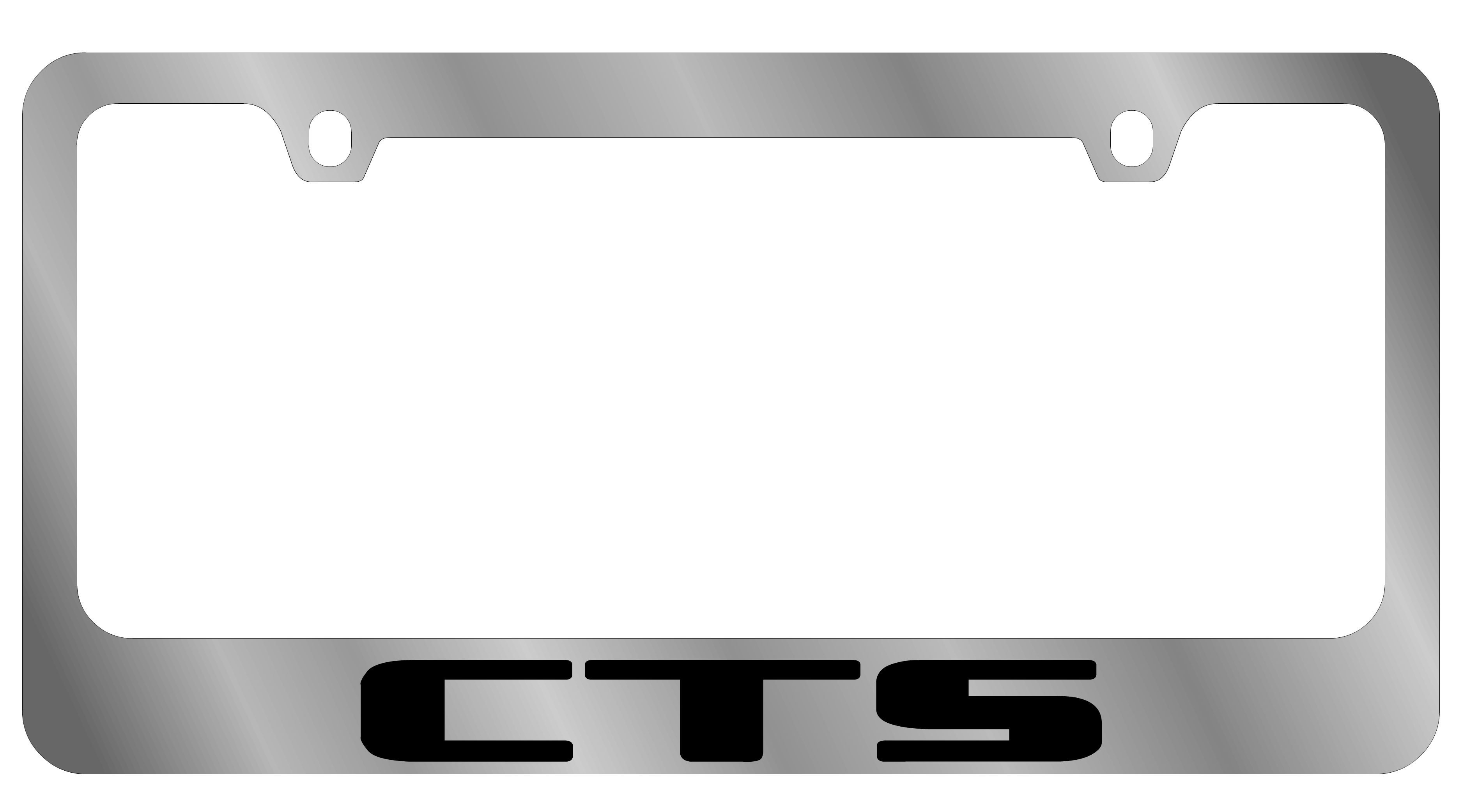 Cadillac CTS Chrome License Plate Frame