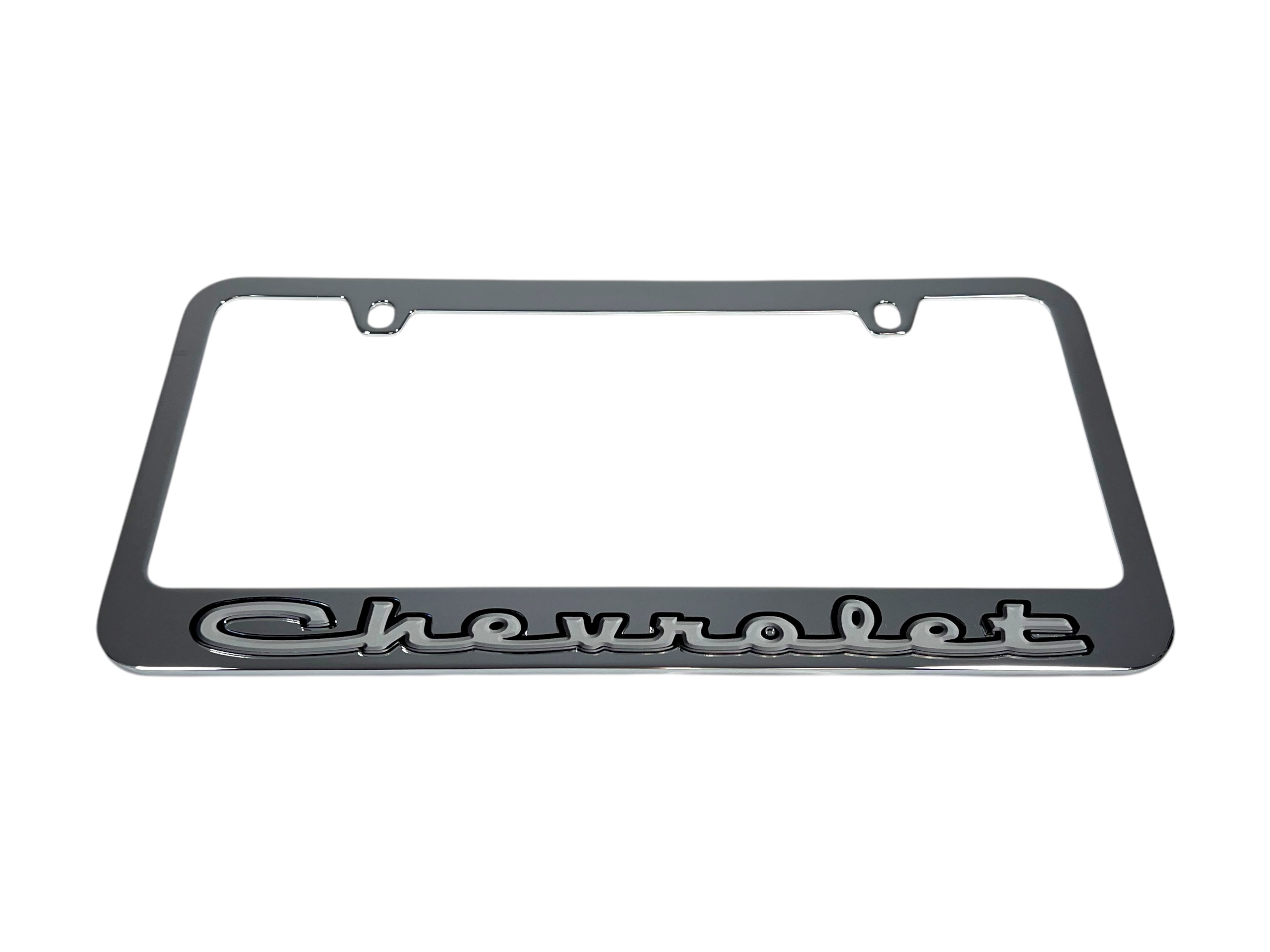 Classic Chevrolet Chrome License Plate Frame