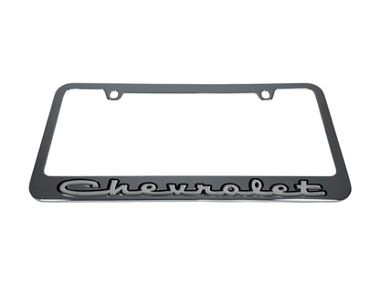 Classic Chevrolet Chrome License Plate Frame