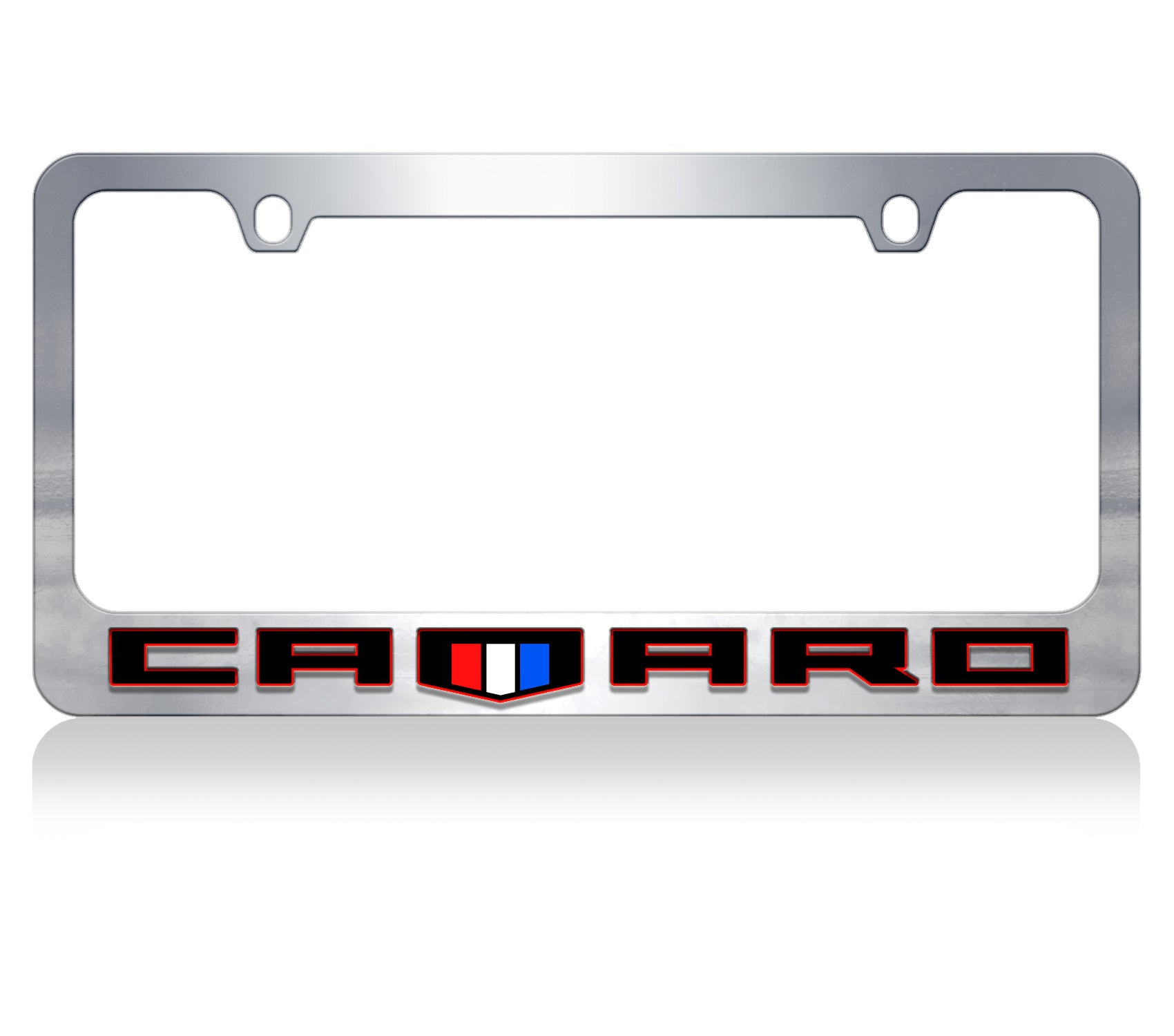 2018 Camaro Redline Chrome License Plate Frame