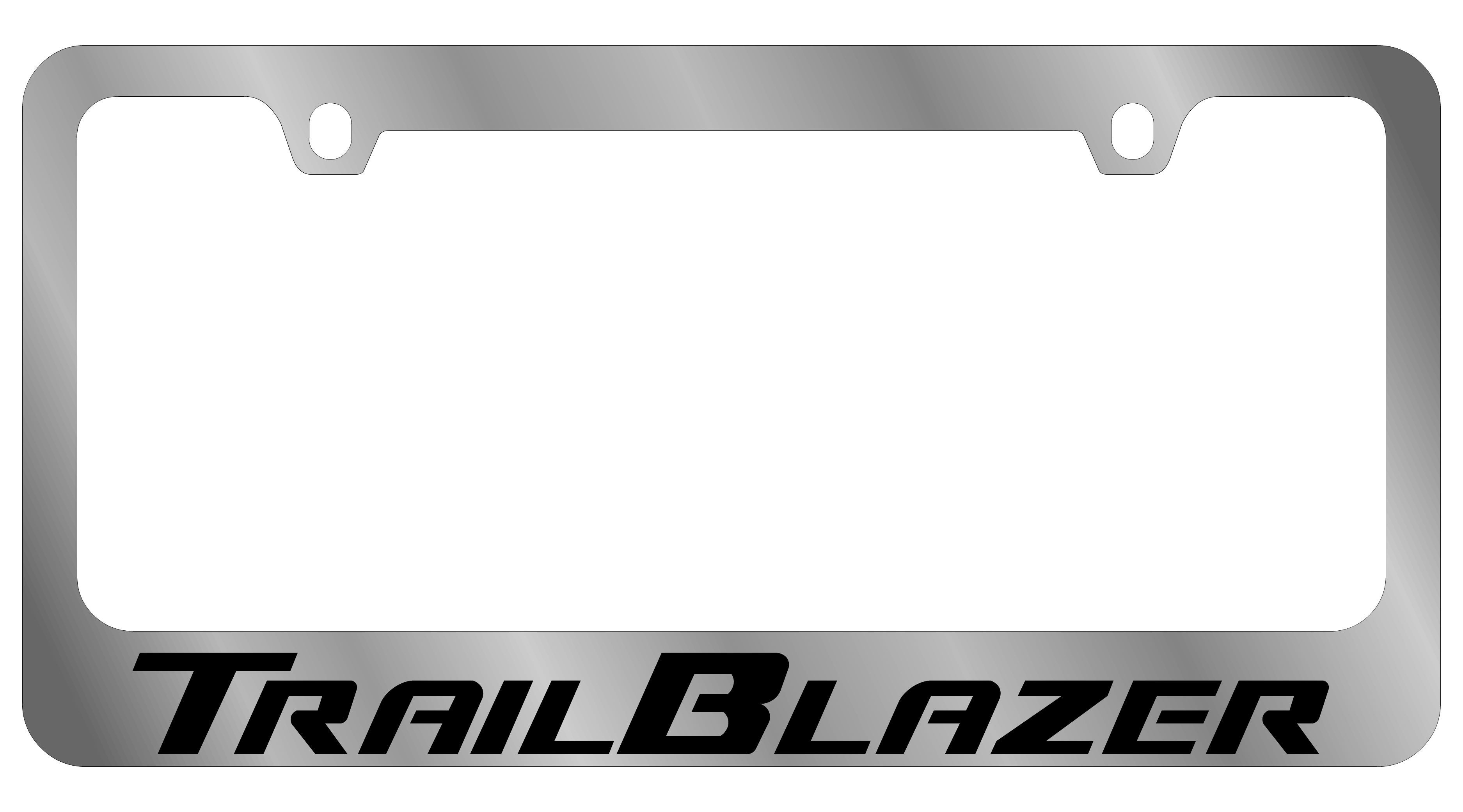 Chevrolet Trail Blazer Chrome License Plate Frame