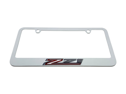 Chevrolet Z71 White License Plate Frame