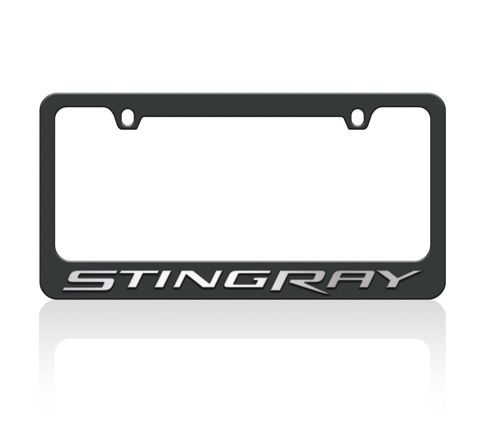 Chevrolet Corvette C7 Stingray Black License Plate Frame