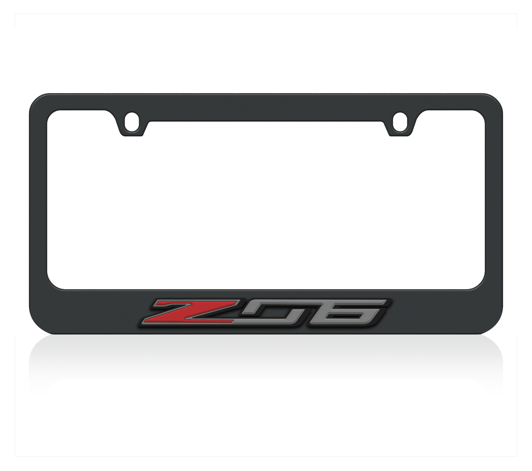 Chevrolet Corvette C7 Z06 Black License Plate Frame