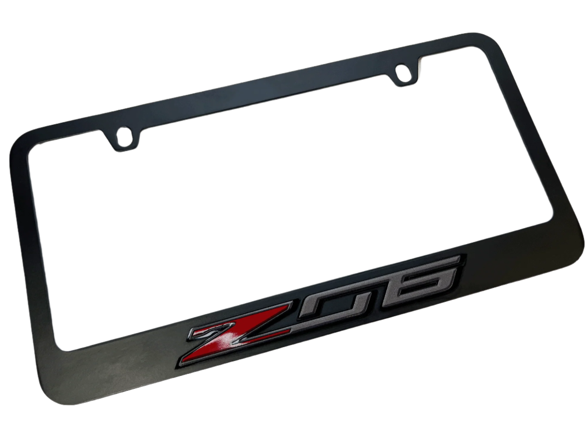 Chevrolet Corvette C7 Z06 Black License Plate Frame