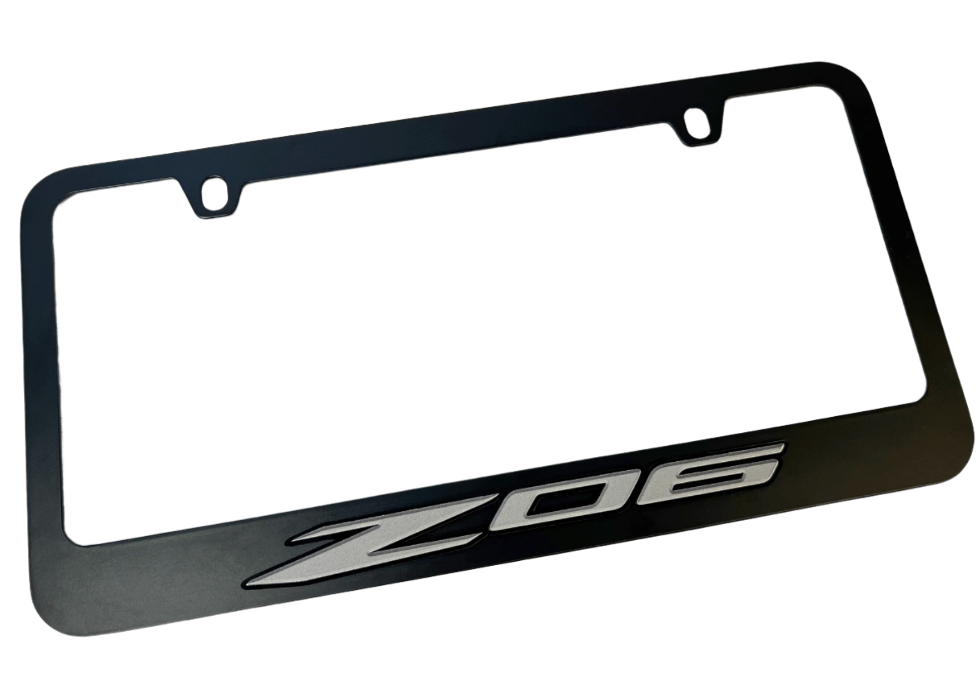 Chevrolet Corvette C8 Z06 Black License Plate Frame