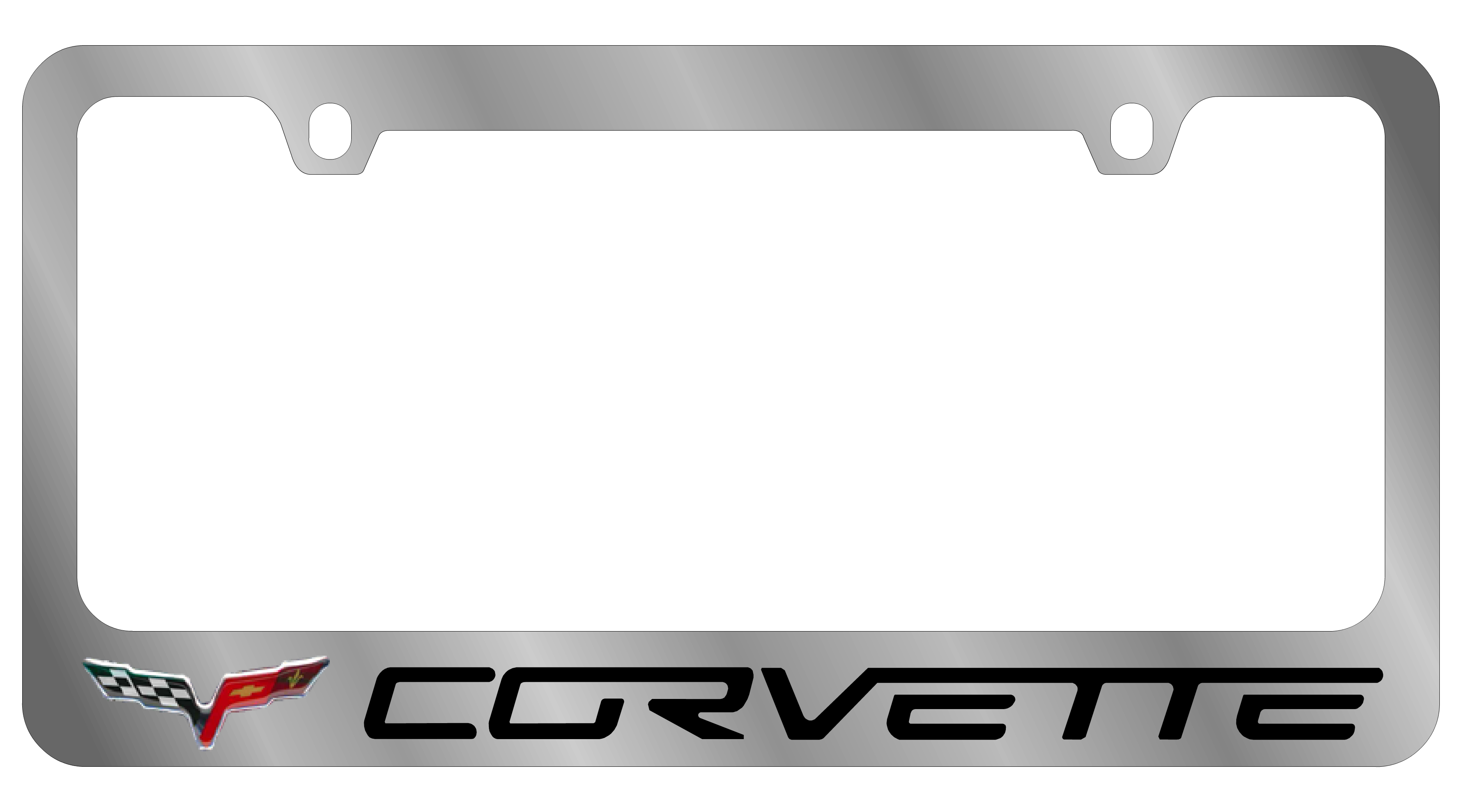 Chevrolet Corvette C6 Chrome License Plate Frame
