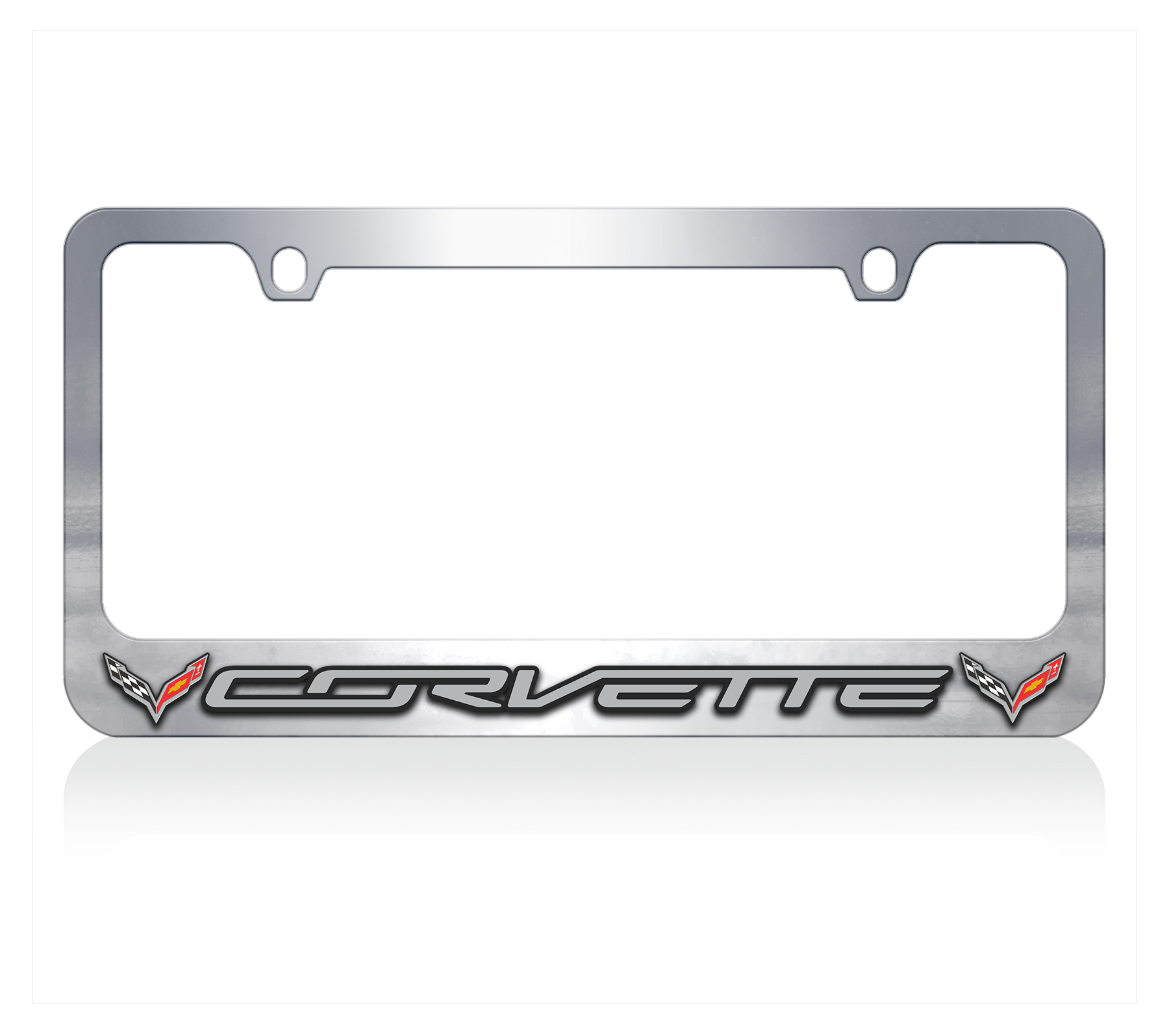 Chevrolet Corvette C7 Chrome License Plate Frame