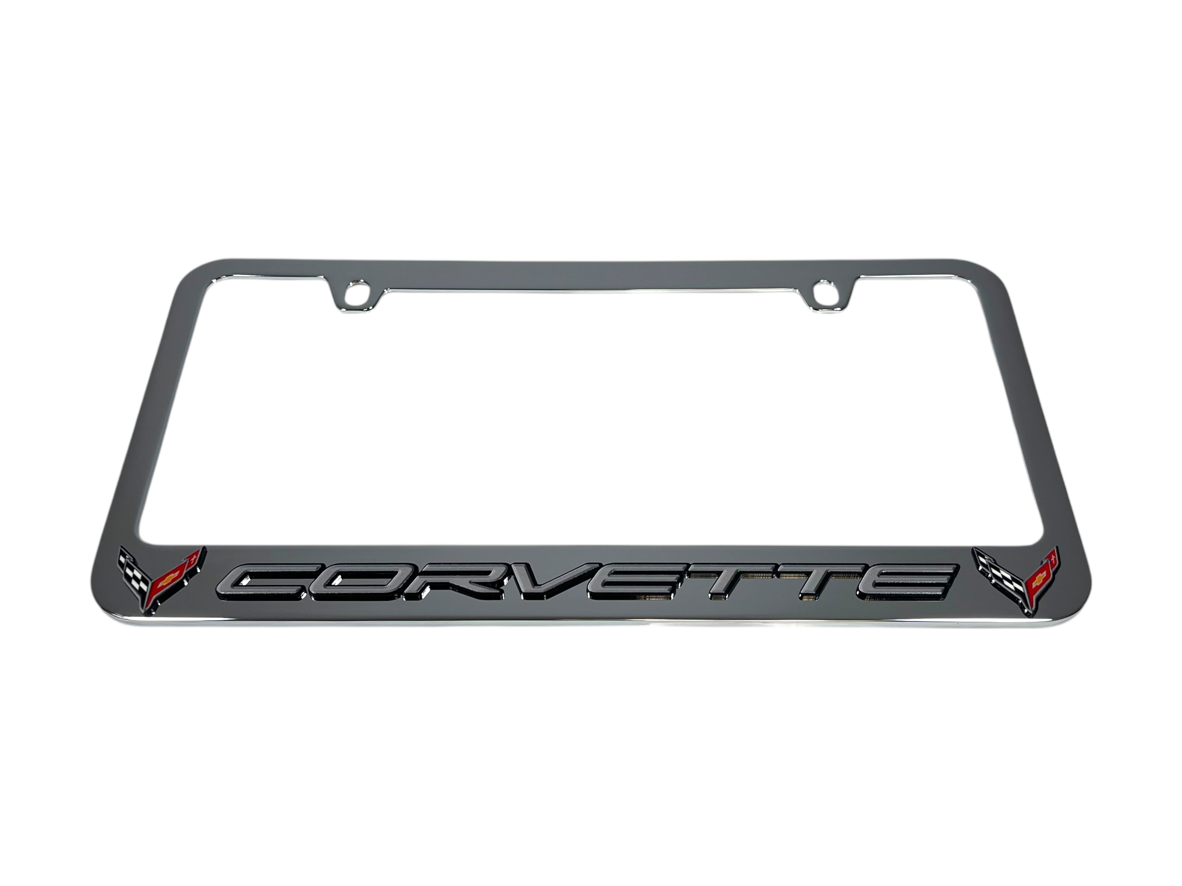 Chevrolet Corvette C8 Chrome License Plate Frame