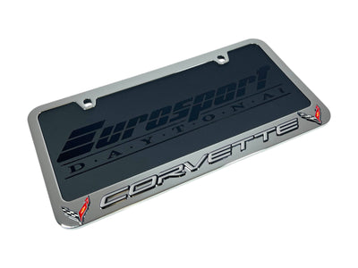 Chevrolet Corvette C8 Chrome License Plate Frame