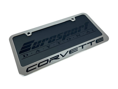Chevrolet Corvette C8 Chrome License Plate Frame