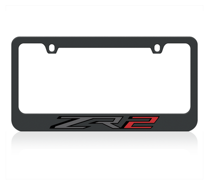 Chevrolet ZR2 Black License Plate Frame