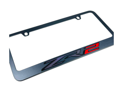 Chevrolet ZR2 Black License Plate Frame