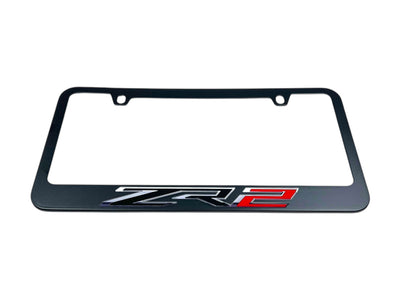 Chevrolet ZR2 Black License Plate Frame