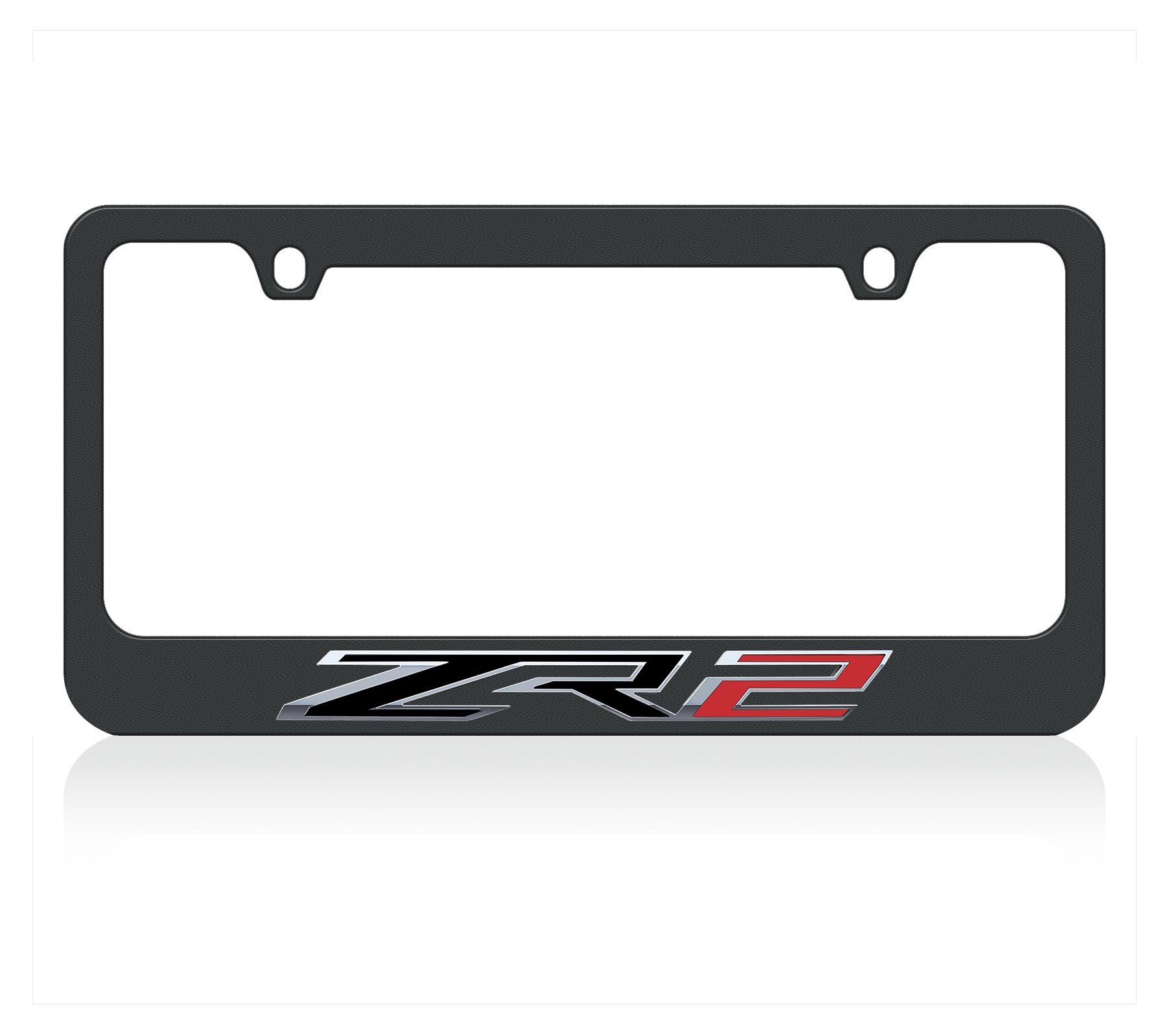 Chevrolet ZR2 Black License Plate Frame