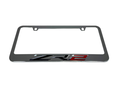 Chevrolet ZR2 Chrome License Plate Frame