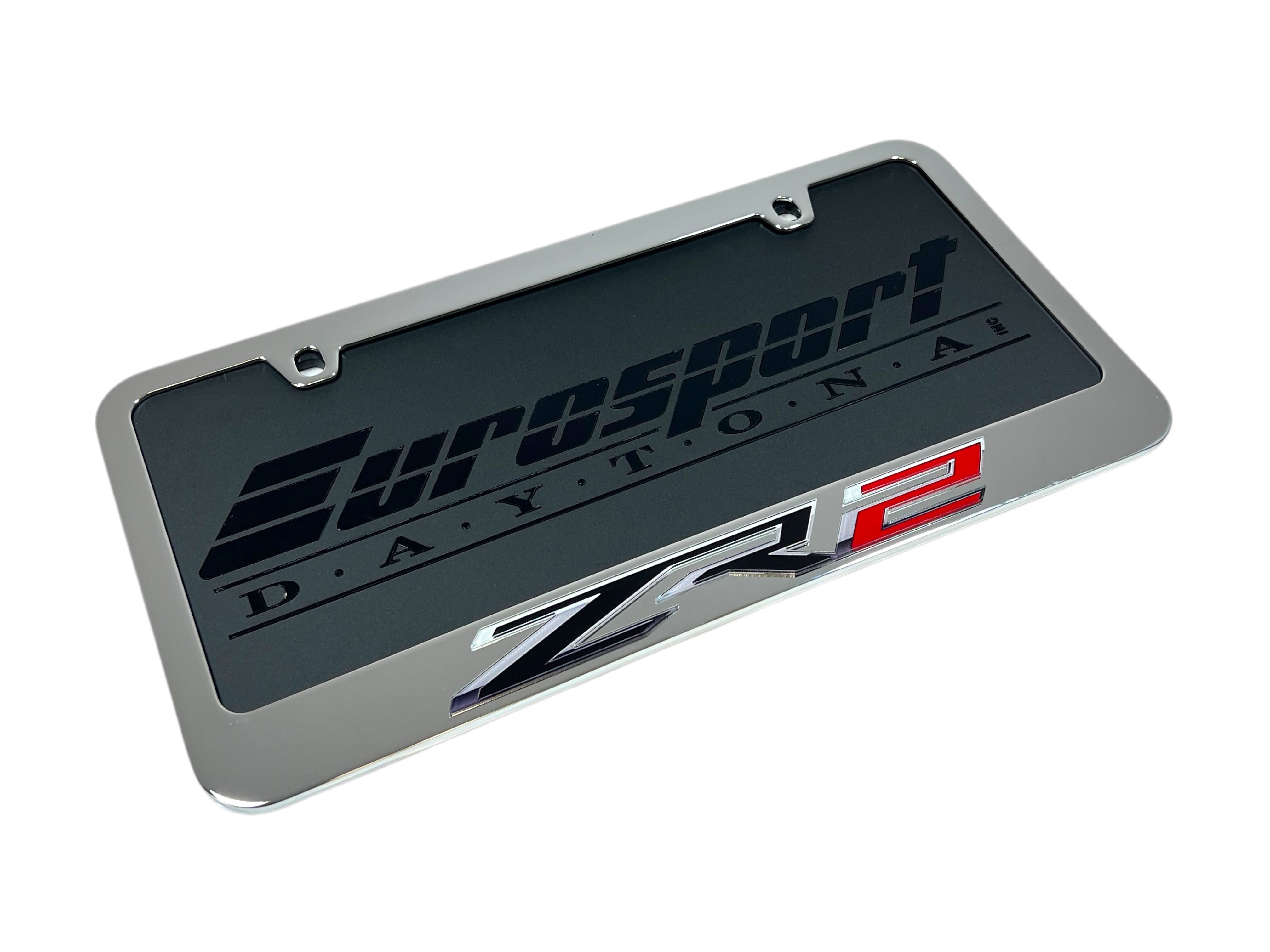 Chevrolet ZR2 Chrome License Plate Frame