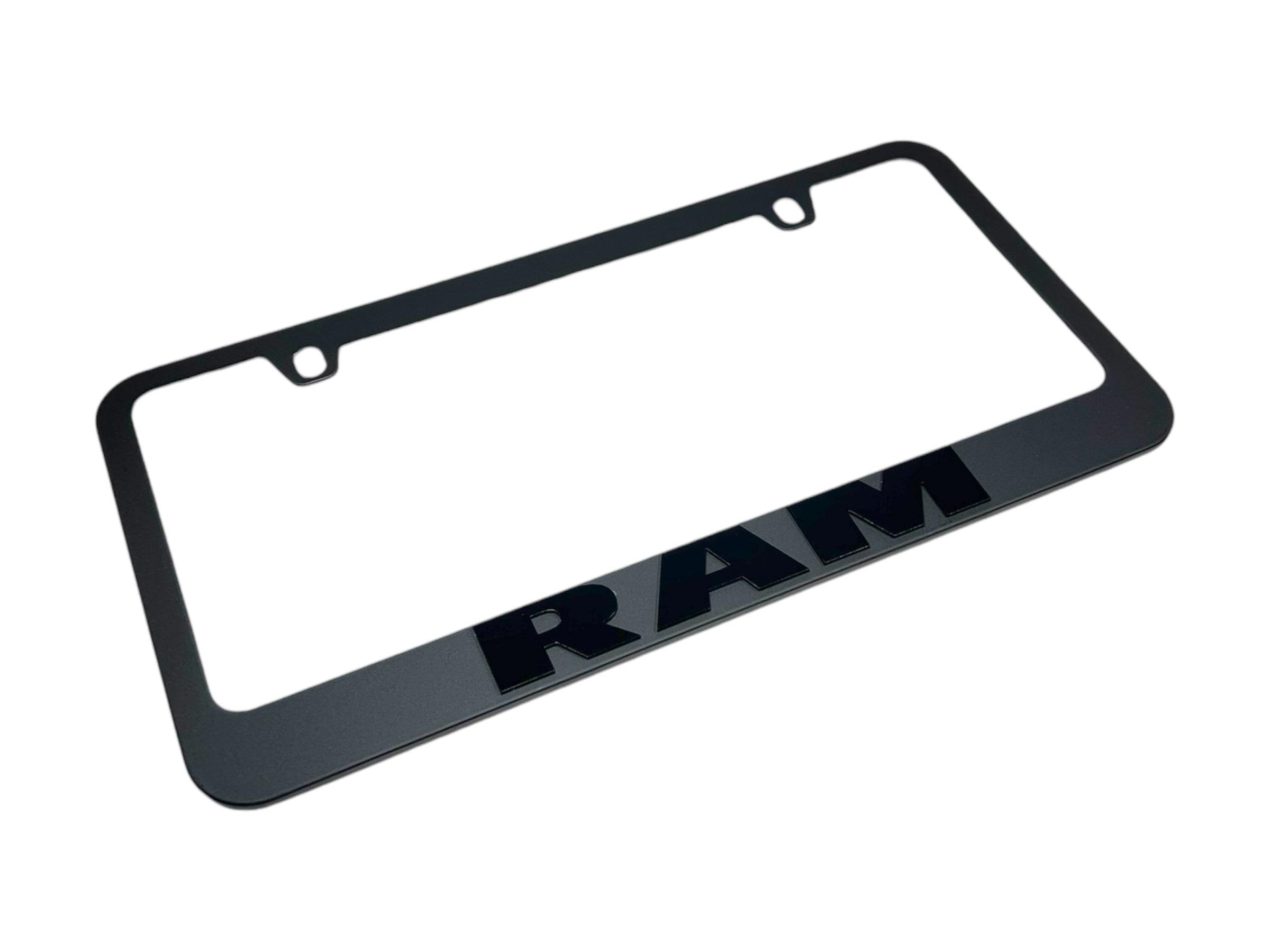 RAM Blacked Out License Plate Frame