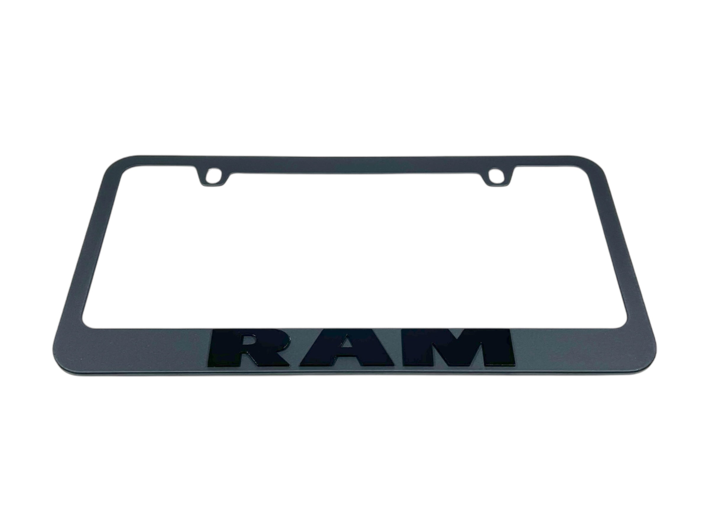 RAM Blacked Out License Plate Frame