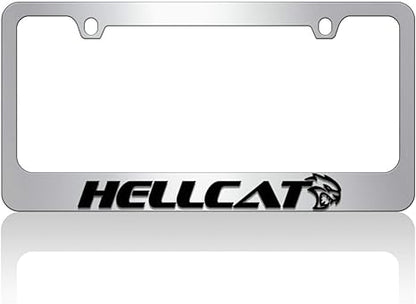 Dodge Hellcat Chrome License Plate Frame