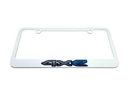Jeep 4XE White License Plate Frame