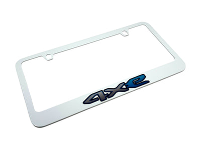 Jeep 4XE White License Plate Frame