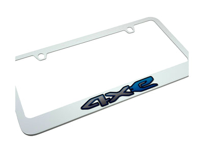 Jeep 4XE White License Plate Frame