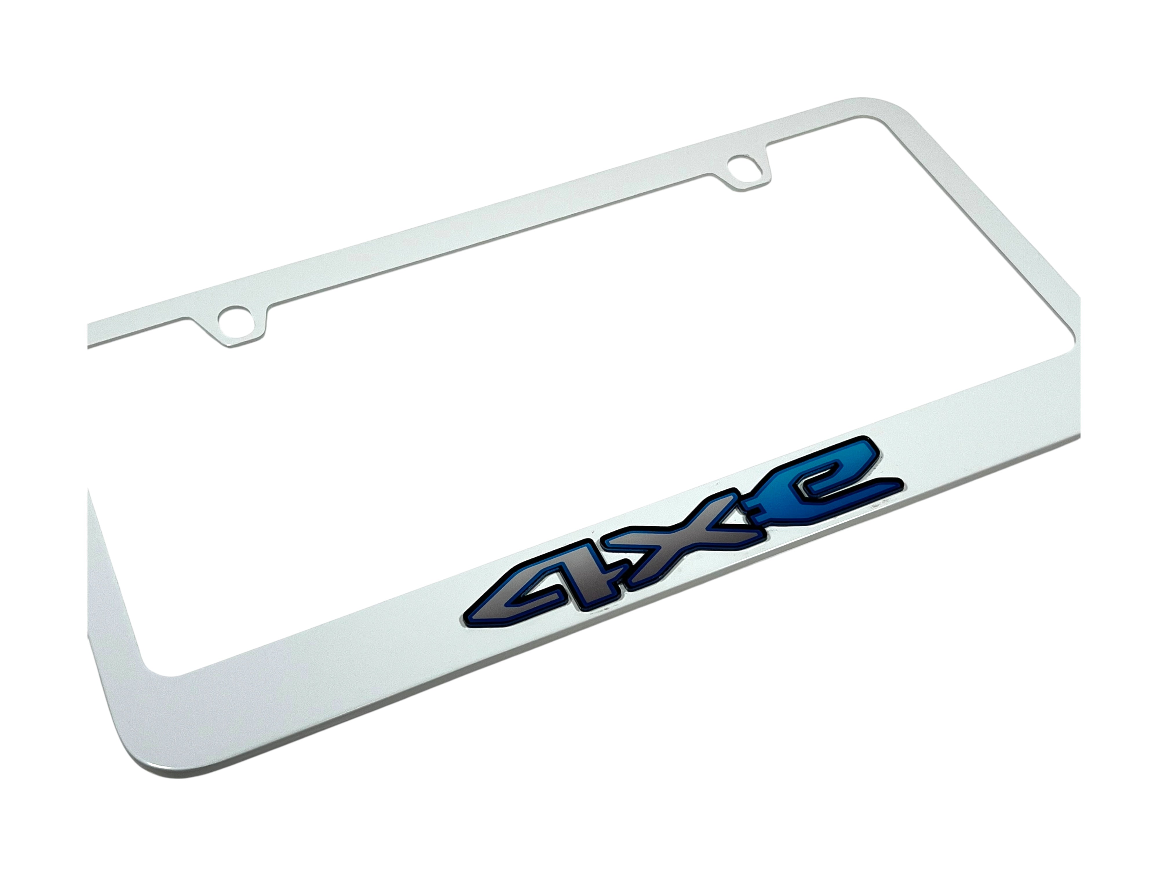 Jeep 4XE White License Plate Frame