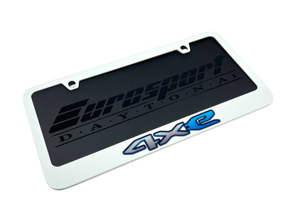 Jeep 4XE White License Plate Frame