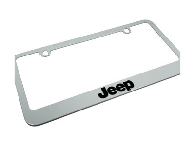 Jeep White License Plate Frame
