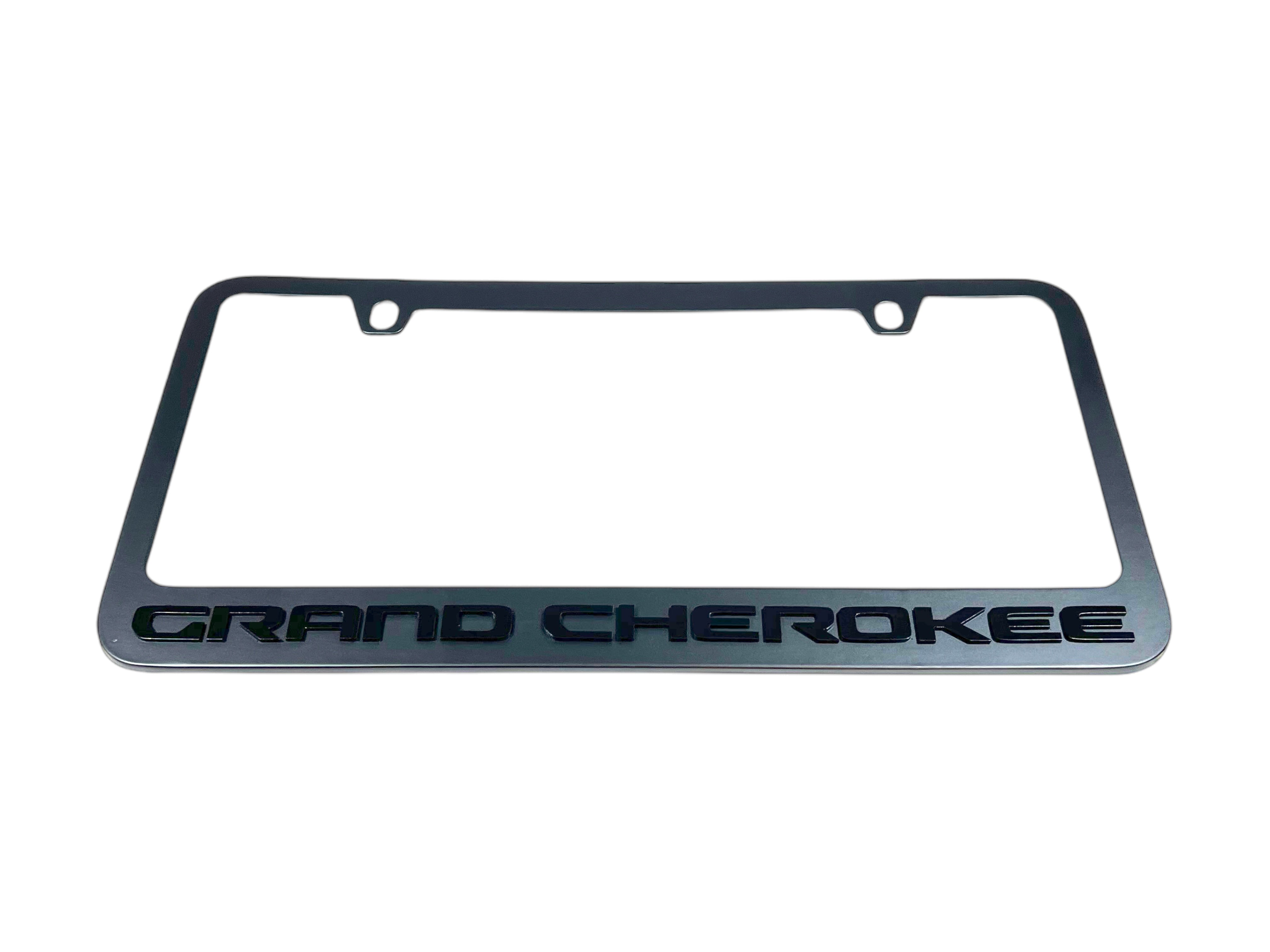 Jeep Grand Cherokee Black License Plate Frame