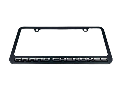 Jeep Grand Cherokee Black License Plate Frame