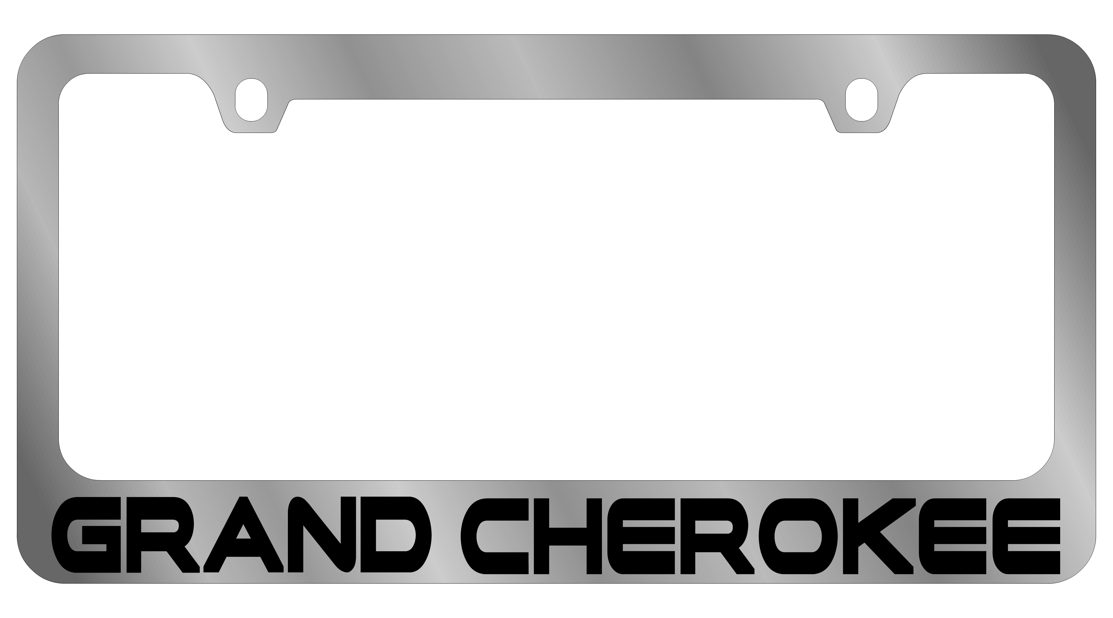 Jeep Grand Cherokee Chrome License Plate Frame