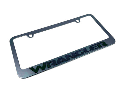 Jeep Wrangler Black License Plate Frame