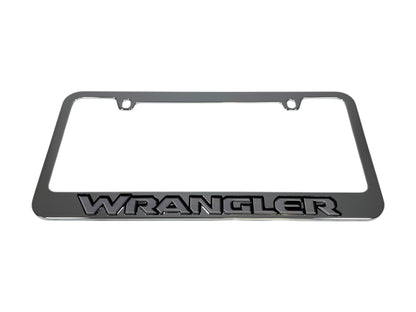 Jeep Wrangler Chrome License Plate Frame