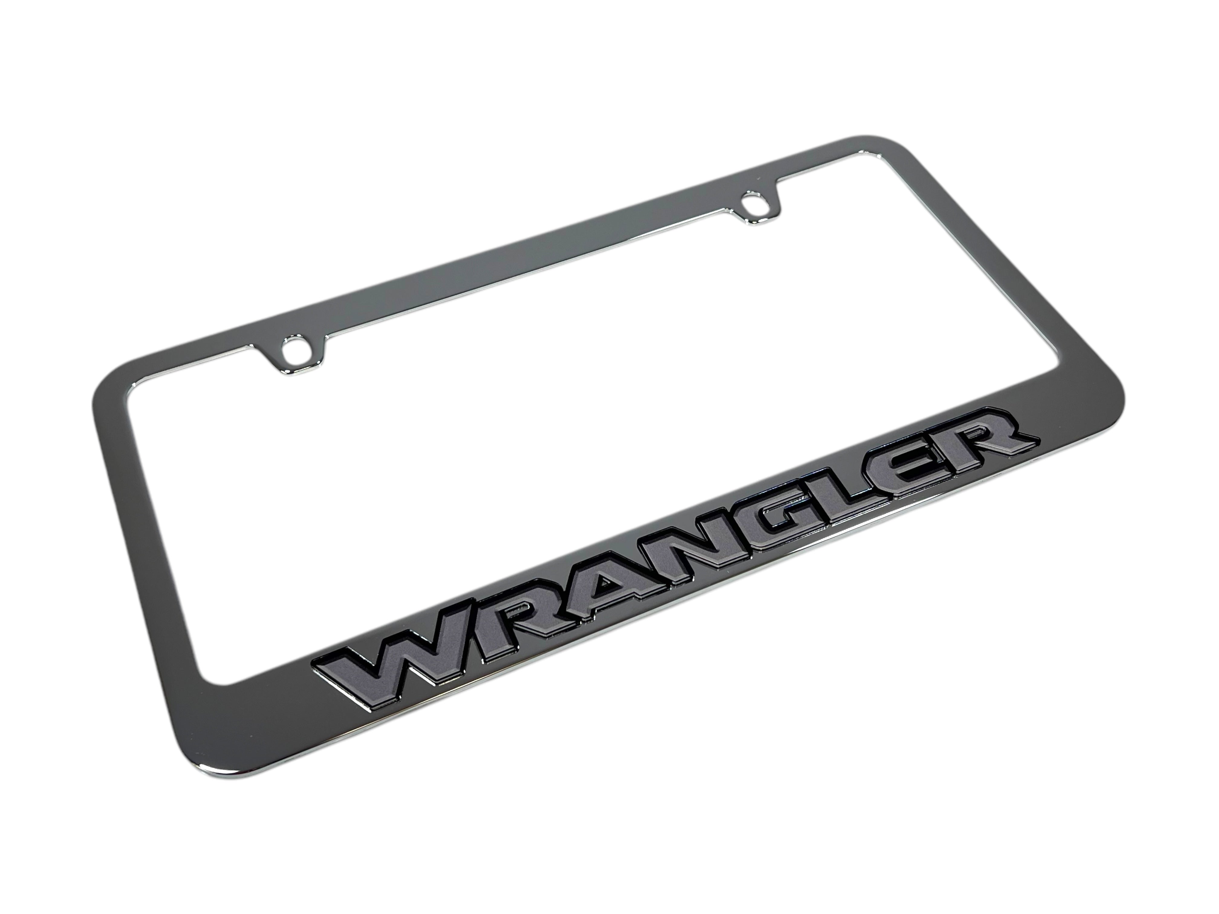 Jeep Wrangler Chrome License Plate Frame