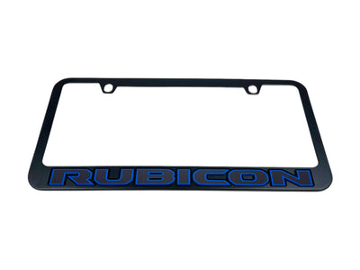 Jeep Rubicon Black License Plate Frame