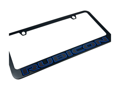 Jeep Rubicon Black License Plate Frame