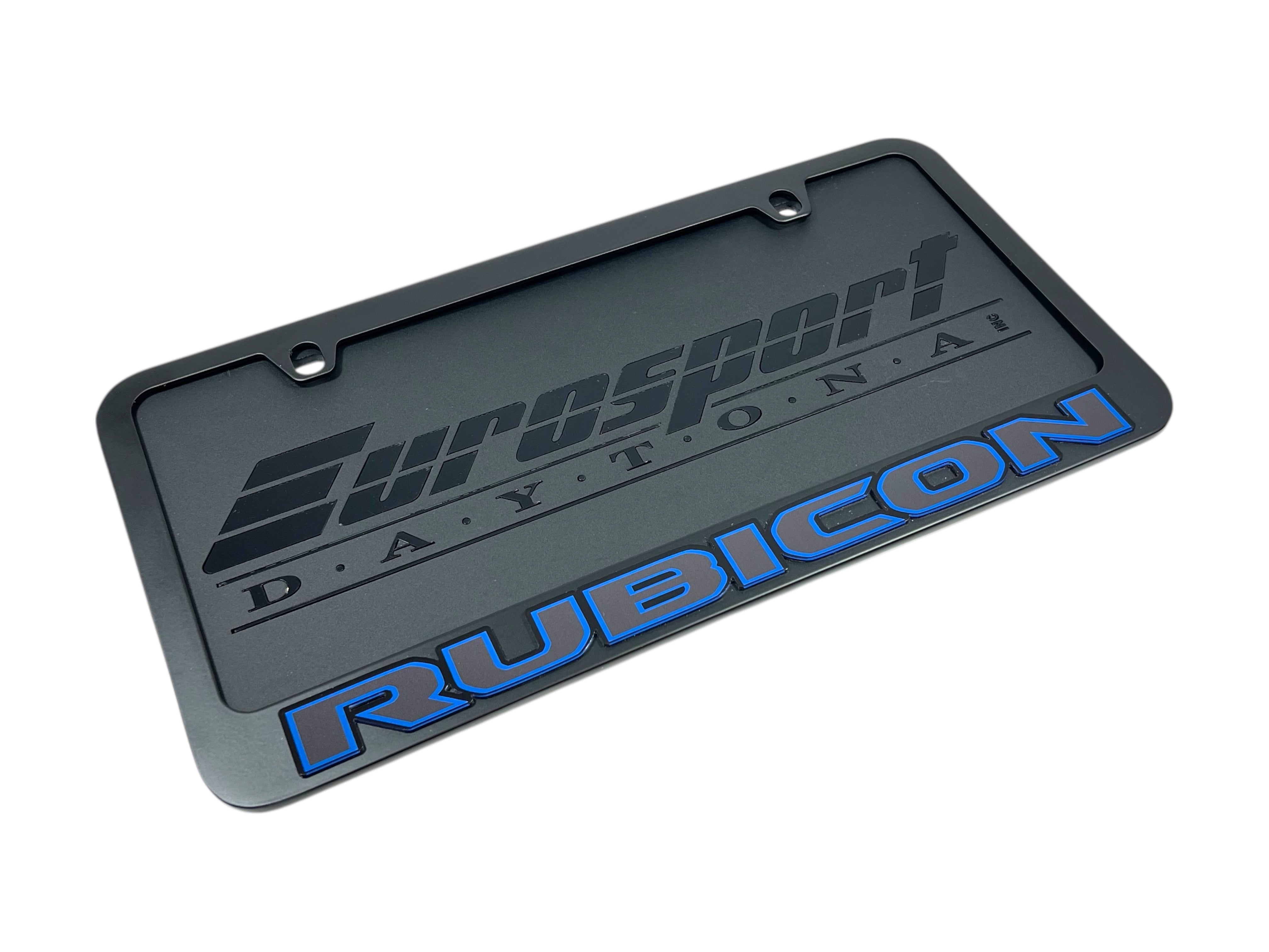 Jeep Rubicon Black License Plate Frame