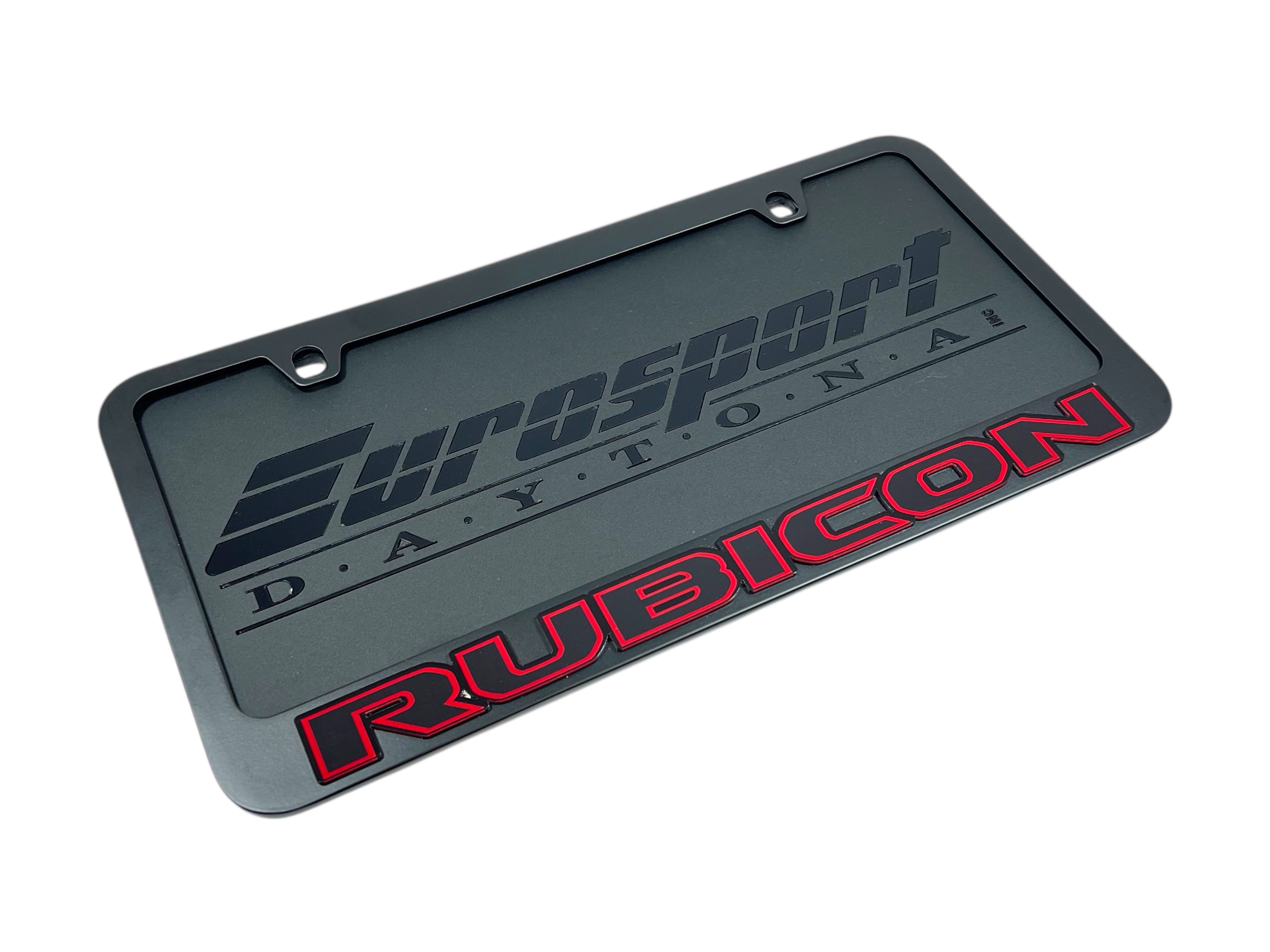 Jeep Rubicon Black License Plate Frame