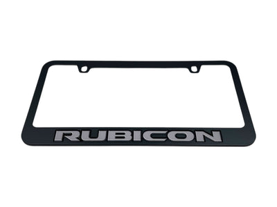 Jeep Rubicon Black License Plate Frame