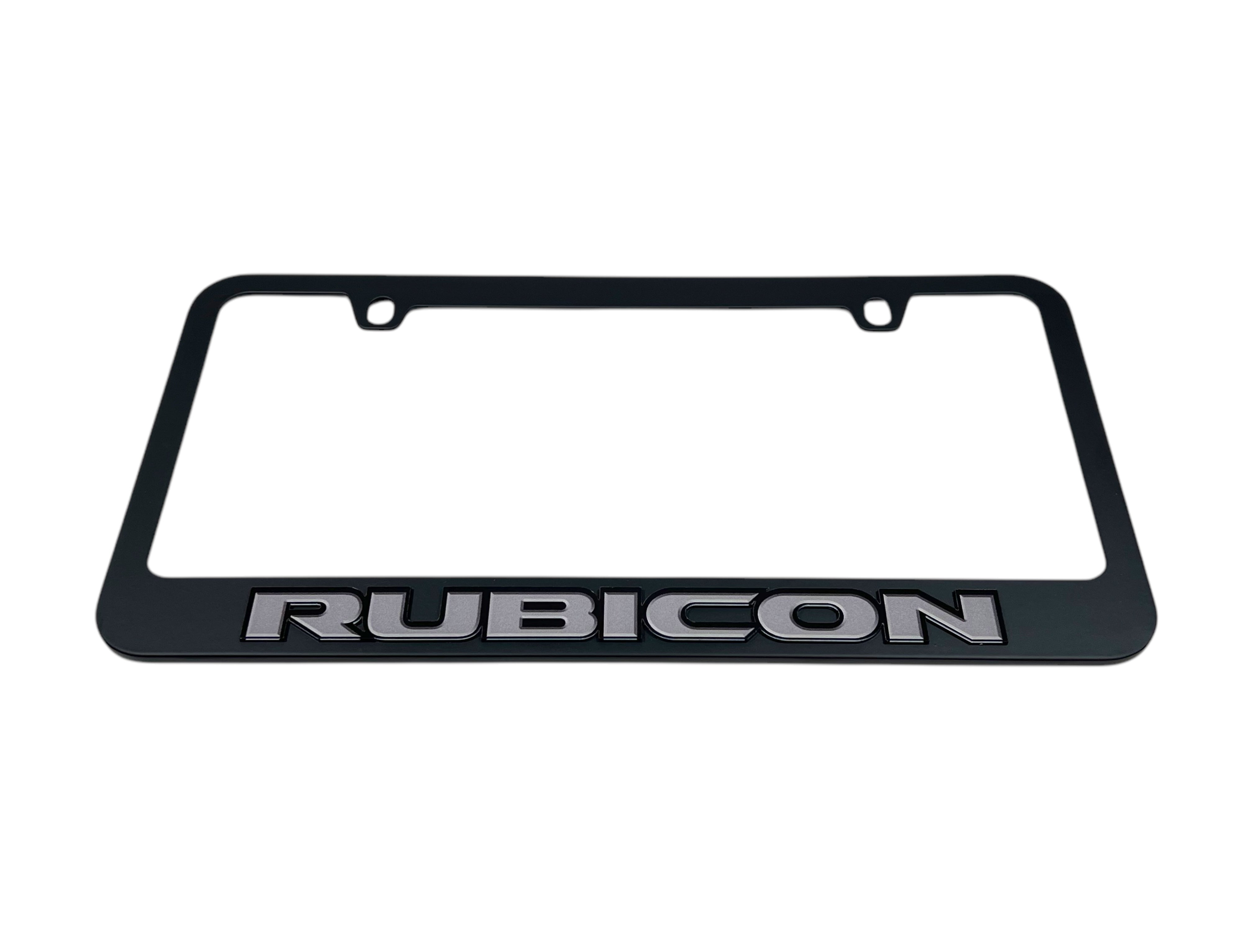 Jeep Rubicon Black License Plate Frame