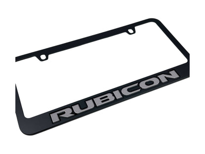 Jeep Rubicon Black License Plate Frame