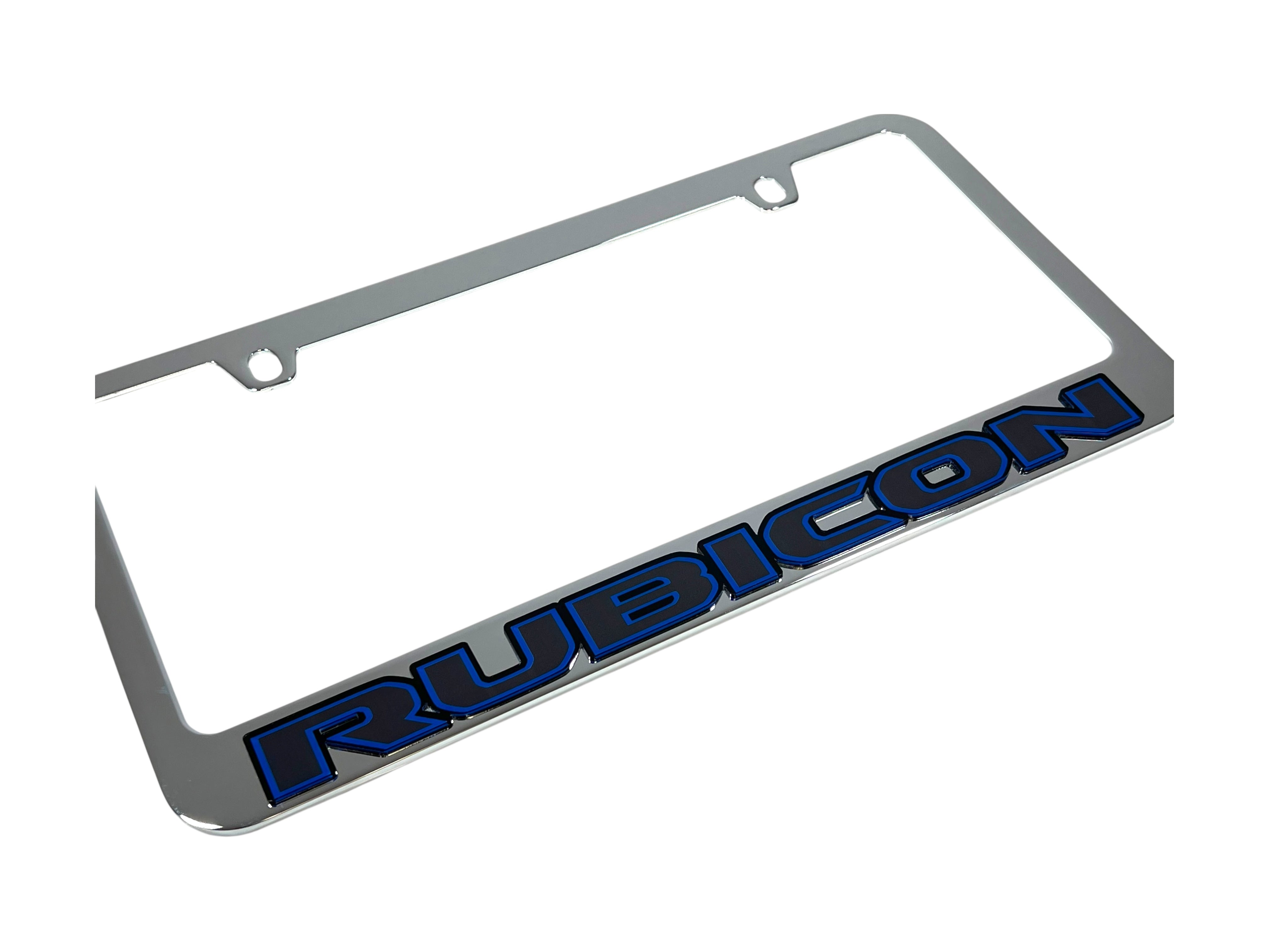 Jeep Rubicon Chrome License Plate Frame