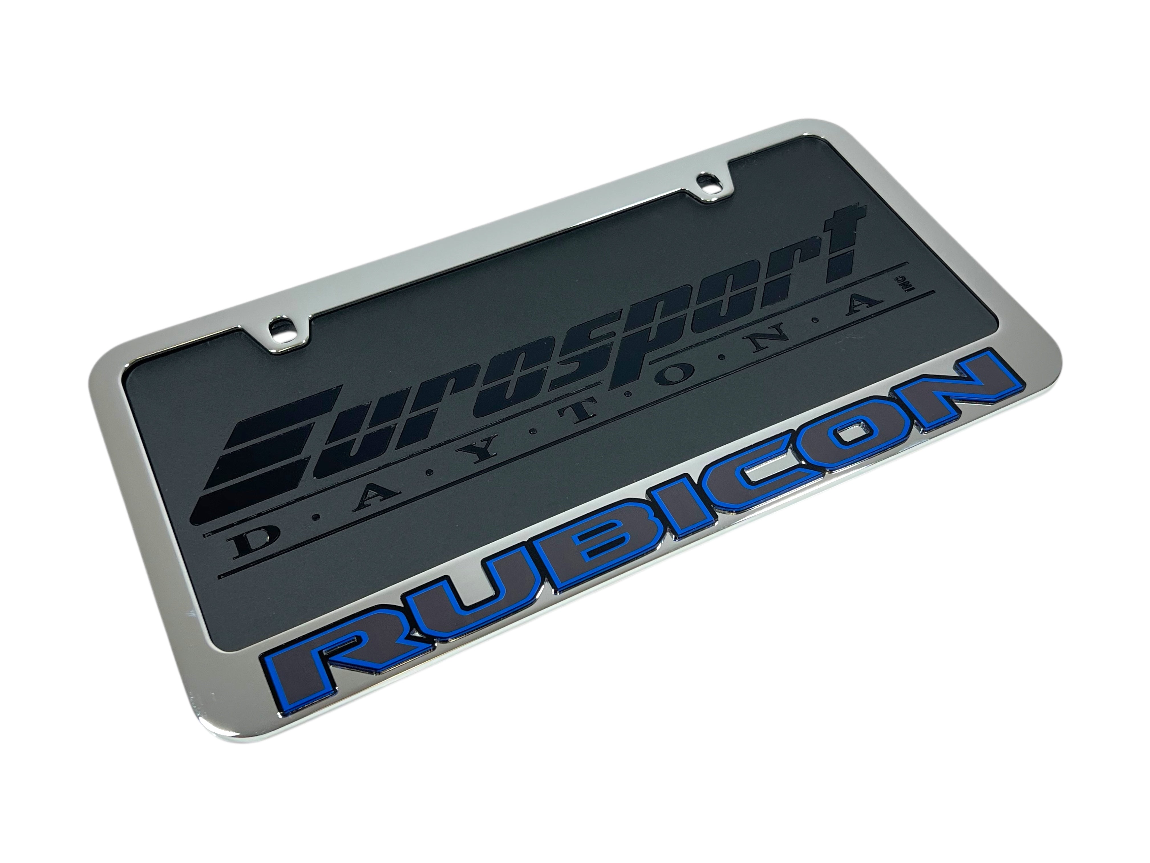 Jeep Rubicon Chrome License Plate Frame