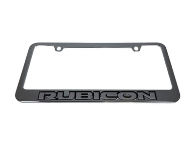 Jeep Rubicon Chrome License Plate Frame
